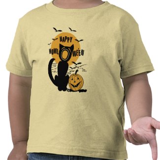 Happy Howl-O-Ween T-Shirt shirt