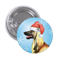Happy Howliday Afghan Hound Pin