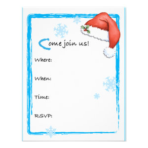 Happy Howliday Black Lab Personalized Invite