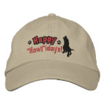 Happy Howlidays Embroidered Hat
