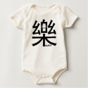 Happy in Kanji with Smiley Infant Organic t-shirts by tshirtdujour Happy in Kanji with Smiley Infant Organic t-shirts