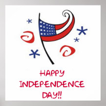 Happy Independence Day Posters