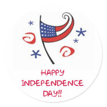 Happy Independence Day stickers