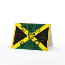 Happy independence jamaica greeting cards