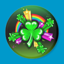 Happy Irish Rainbow magnets