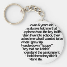 happy is me keychains