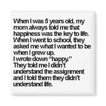 happy is me magnets by wordsplay happy is me magnets