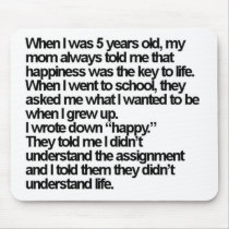 happy is me mousepads