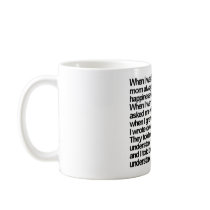 happy is me coffee mug