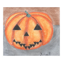 Happy Jack o Lantern Poster by Julia Hanna posters