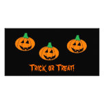 Happy Jack O Lanterns Photo Card