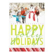 Happy Jolly Holiday Photo Card
