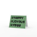 Happy Joyous Free card
