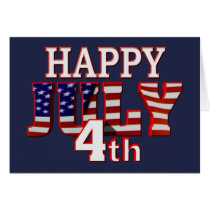 Happy July 4th card cards