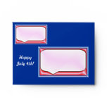 Happy July 4th Envelope