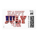 Happy July 4th postage postage by patriotic_tshirts Happy July 4th postage postage