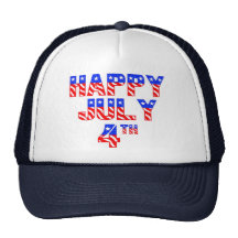 Happy July 4th Trucker Hat