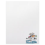happy june dairy month funny cartoon cow letterhead design