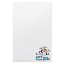 happy june dairy month funny cartoon cow stationery paper