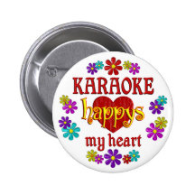 Happy Karaoke Pin