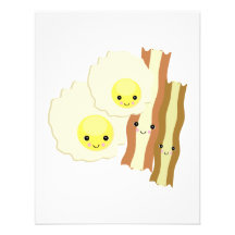 happy kawaii  breakfast personalized invitation
