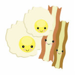 happy kawaii  breakfast photo cutout