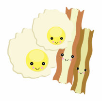 happy kawaii  breakfast photo cutout