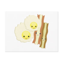 happy kawaii breakfast postcards by doonidesigns happy kawaii breakfast postcards