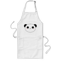 Happy Kawaii Panda Bear Apron