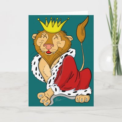 Cartoon King Lion
