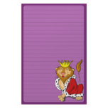 Happy King Lion Stationery (Ruled)