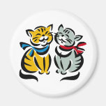 Happy Kittens Fridge Magnet