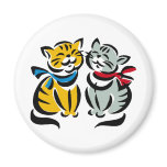 Happy Kittens Fridge Magnet