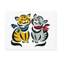 Happy Kittens postcards