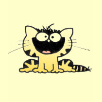 Happy Kitty | Cute Cartoon Kitty t-shirts