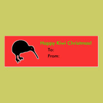 Happy Kiwi Christmas Gift Present Tag business cards