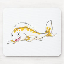 Happy Koi Carp Fish Mousepad