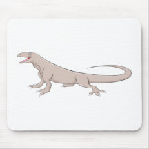 Happy Komodo Dragon Mouse Pads