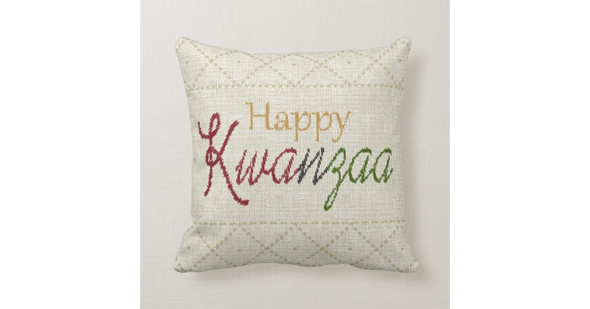 happy kwanzaa 2015 home decor throw pillow zazzle happy kwanzaa 2015 home decor throw pillow zazzle
