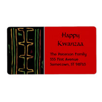 Happy Kwanzaa Address Labels
