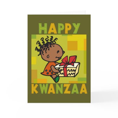 Happy Kwanzaa card by holiday_tshirts