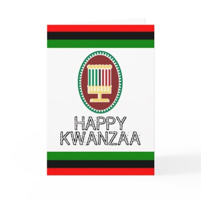 Happy Kwanzaa Greeting Card by PraiseProducts