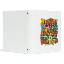 Happy Kwanzaa Collage Vinyl Binder