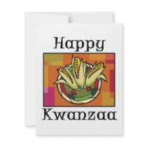 Happy Kwanzaa Corn Custom Invites