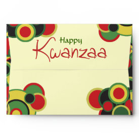 Happy Kwanzaa Envelopes envelope