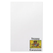 Happy Kwanzaa Family Custom Stationery