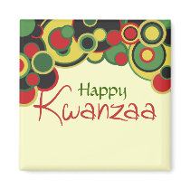 Happy Kwanzaa Fridge Magnet