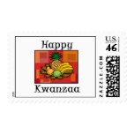 Happy Kwanzaa Fruit Stamps