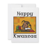 Happy Kwanzaa Girl Kinara Personalized Invitations