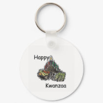 Happy Kwanzaa keychains by holidayme Happy Kwanzaa keychains